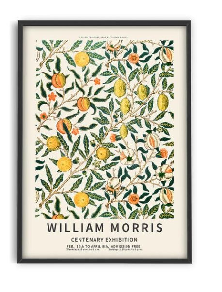 William Morris -Lemon-Poster