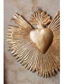 Ex-Voto Coeur Rayons Gold