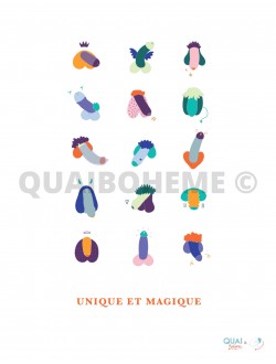 Affiche "Unique et Magique"